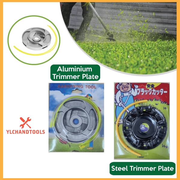Metal  / Aluminium Trimmer Line Disc  Piring Kepala Mesin Rumput Tali Rumput Tali Potong Rumput