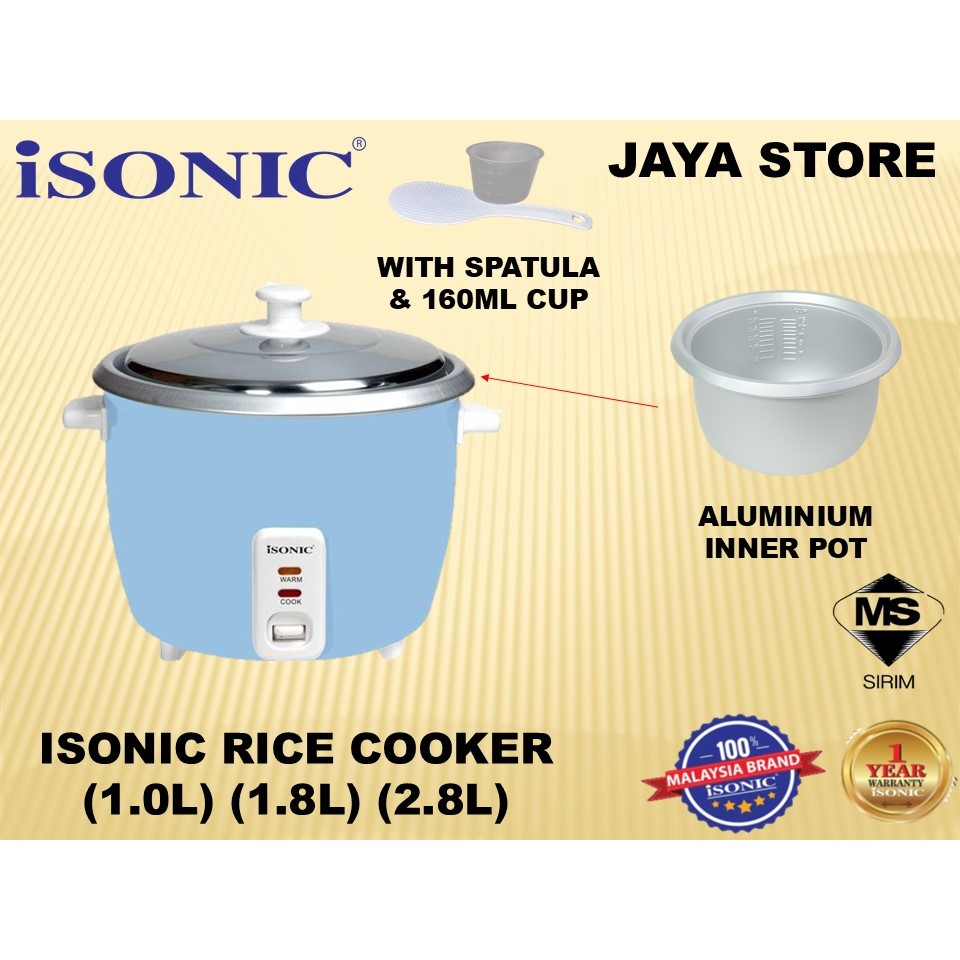 Isonic / Xma Rice Cooker IRC-1009(1.0L) / IRC-1809(1.8L) / IRC-2809(2.8L) / XMA-18TRC(1.8L) / XMA-188RC(1.8L)