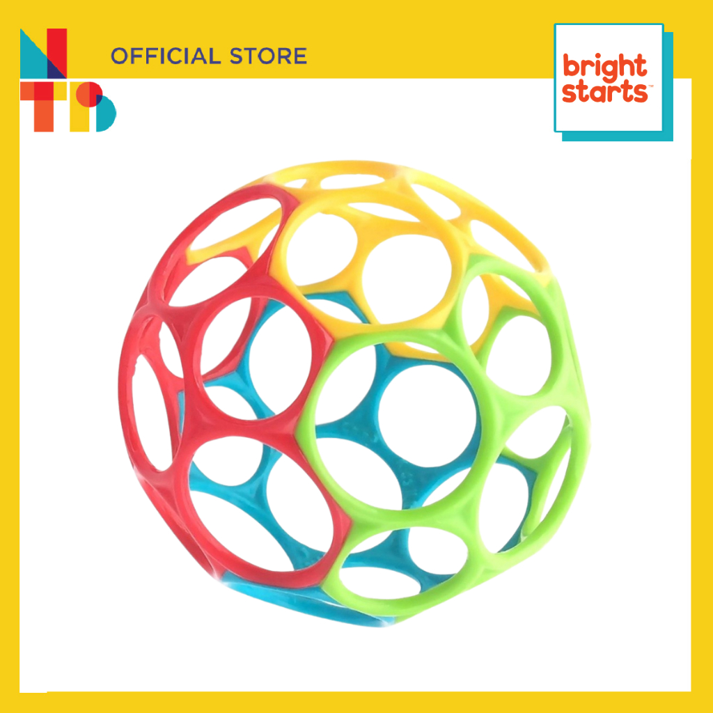 Bright Starts Oball Classic Easy-Grasp Toy - Multi