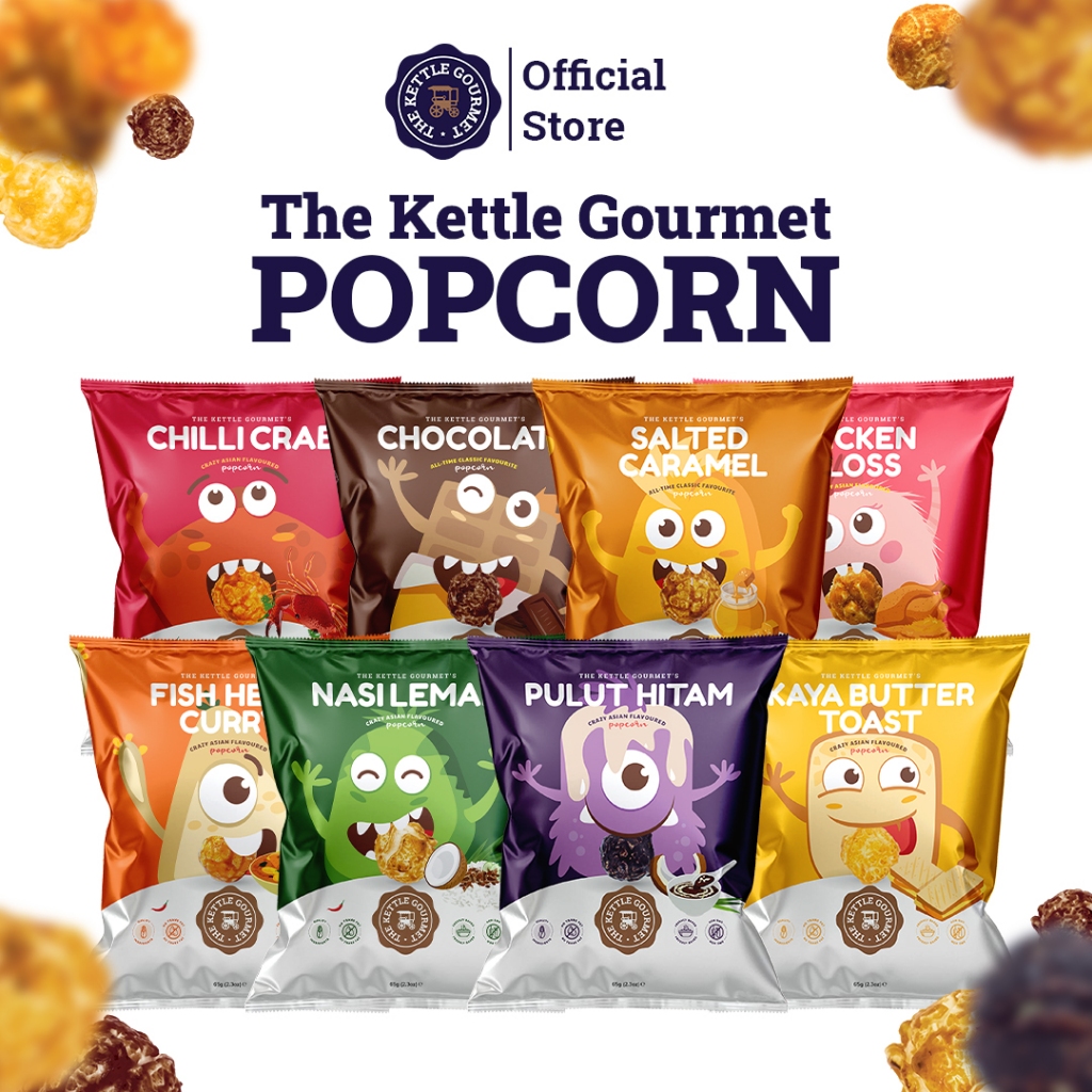 The Kettle Gourmet Popcorn – Made with Premium Butter