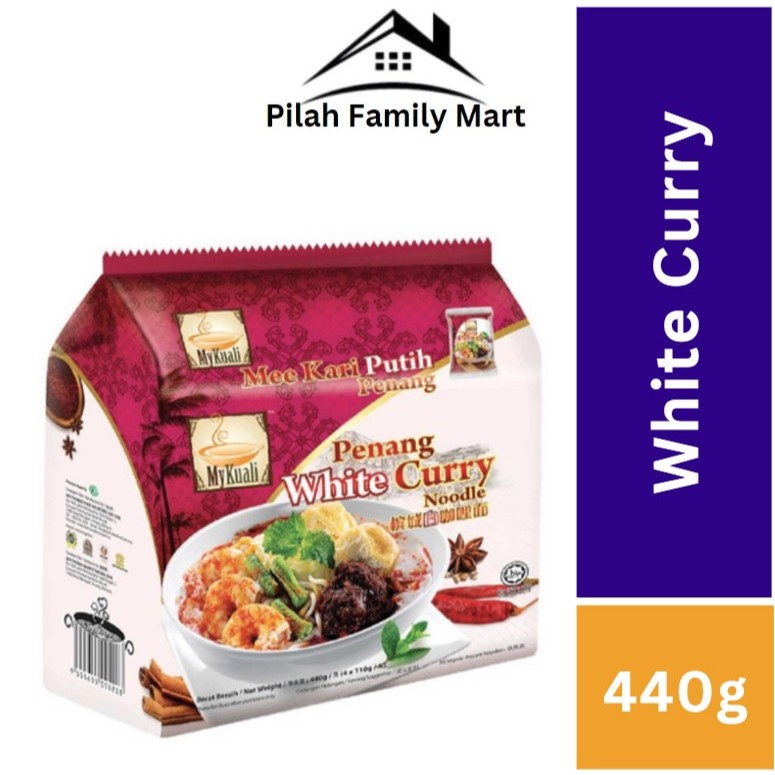 White Curry MYKUALI Penang Noodle Mee Kari Putih Penang 440g