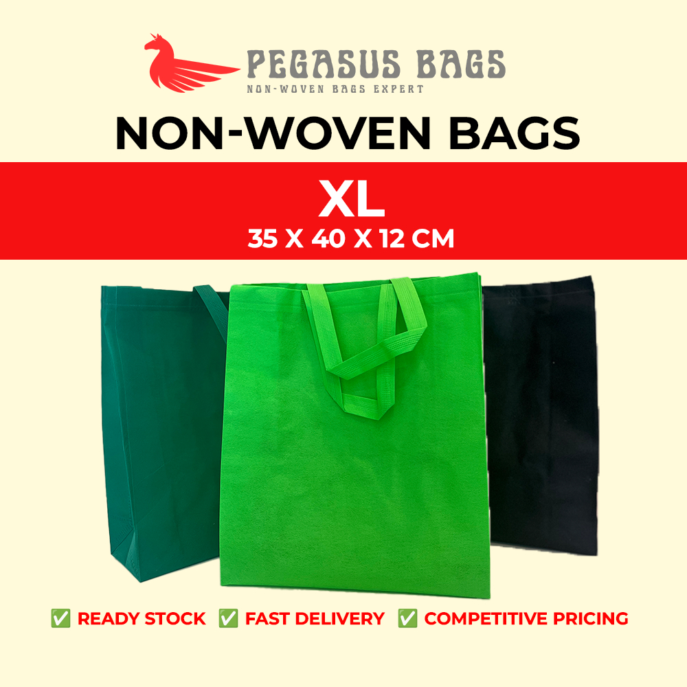 XL SIZE / CHEAPEST NON WOVEN BAG IN SHOPEE GUARANTEED/ 35x40x12 / EVENT BAGS / SHOPPING BAGS