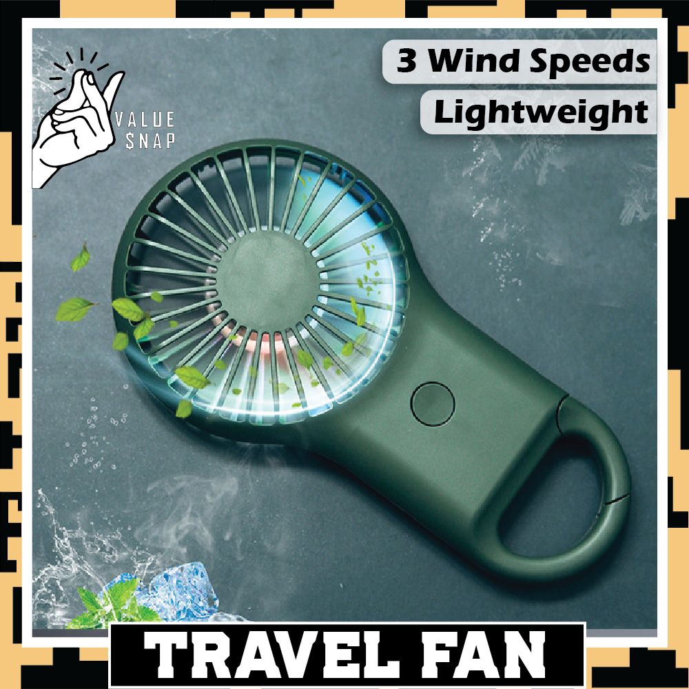 Kipas Mini Murah Portable Mini Travel Fan Rechargeable Kipas Angin Tangan USB Fan Strong Wind Handheld Small Fan