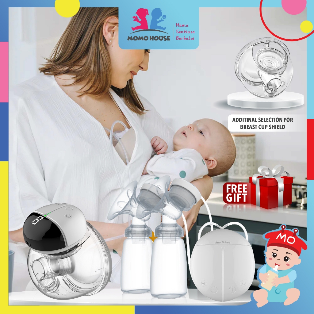 Real Bubee Breast Pump Double Electric Breast pump Pam Susu Bubee
