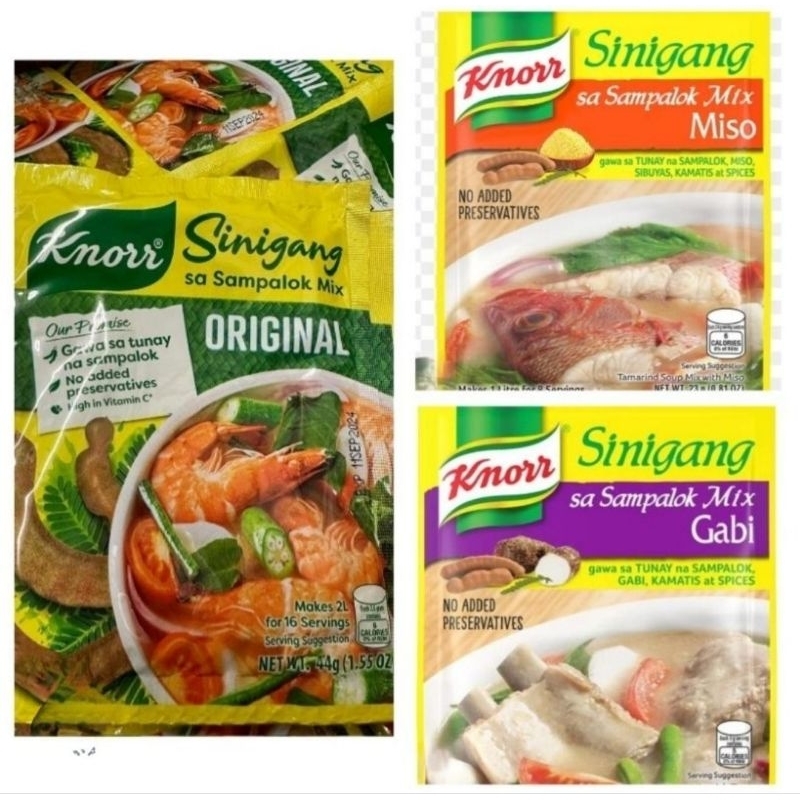 Knorr Sinigang Mix 22g/44g ( sampalok/gabi/miso