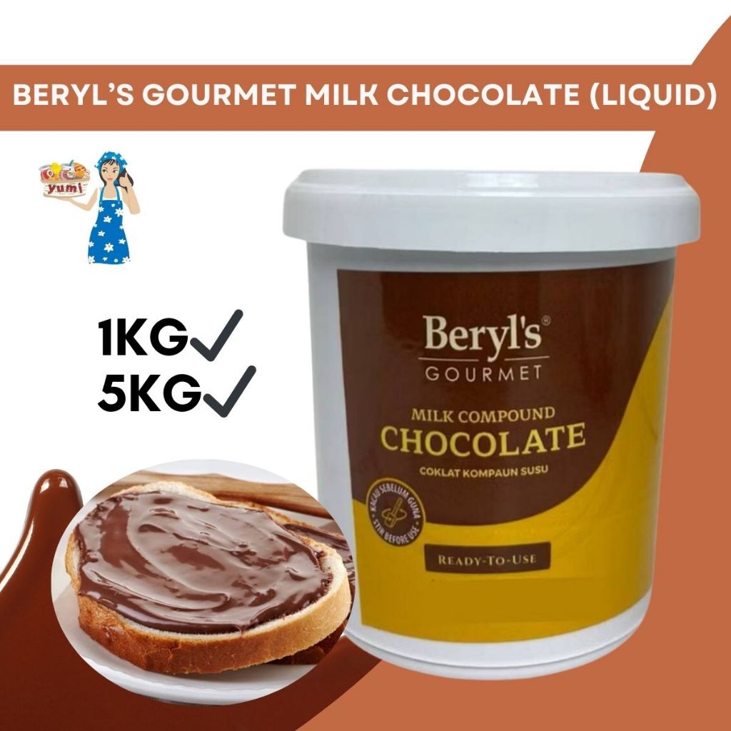 [READY STOCK] BERYL’S GOURMET MILK / DARK CHOCOLATE (LIQUID)