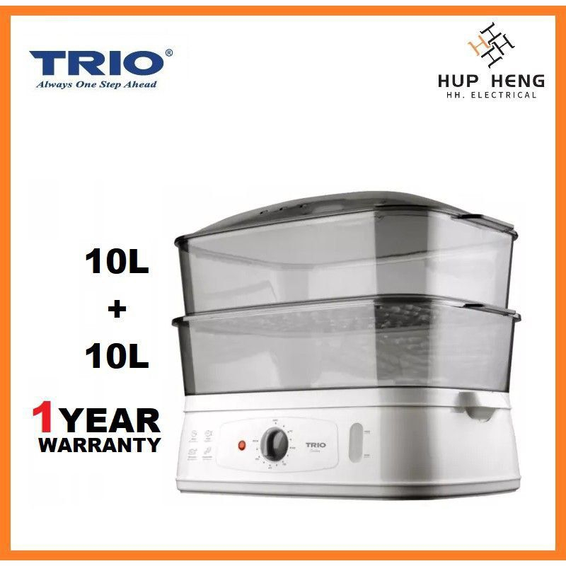TRIO STEAMER(pengukus makanan stim makanan pau)