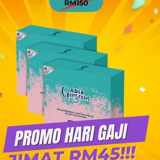 COMBO 3 BOX JAMU KOPI GADIS GORGEOUS ORIGINAL HQ ✅✅✅ READY STOK