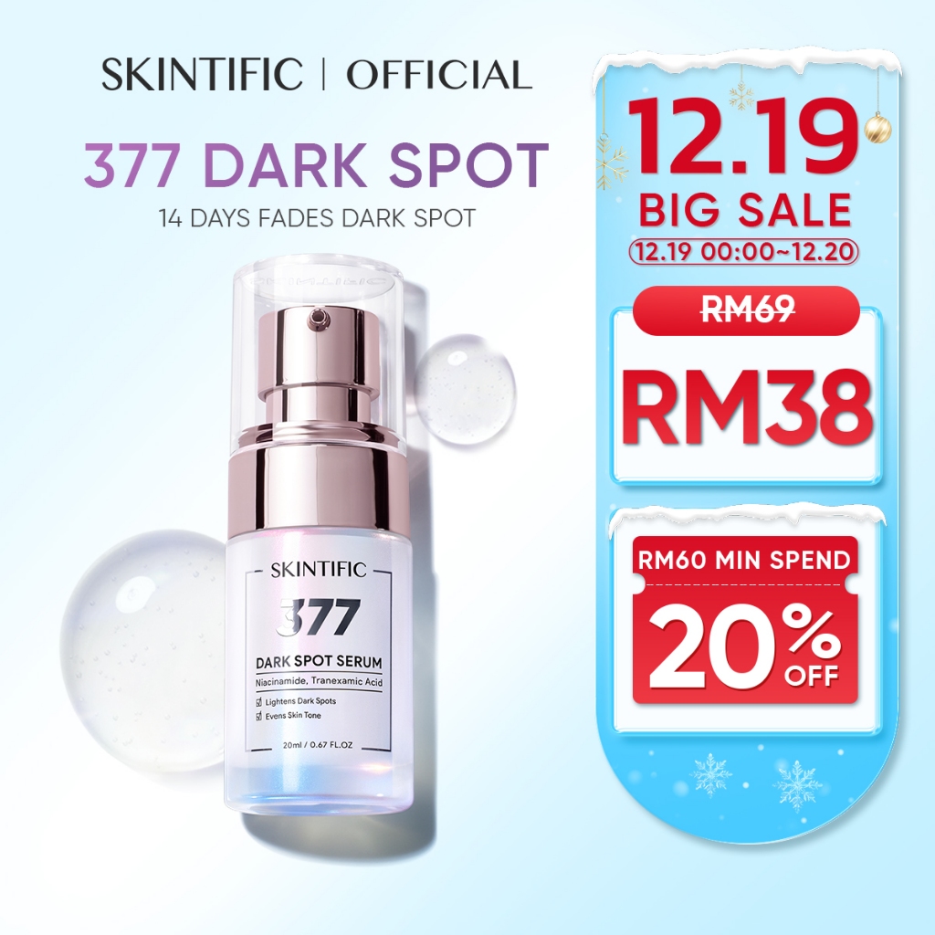 SKINTIFIC Sym White 377 Dark Spot Serum with Niacinamide Brightening Whitening Skincare Serum Improving Acne Marks