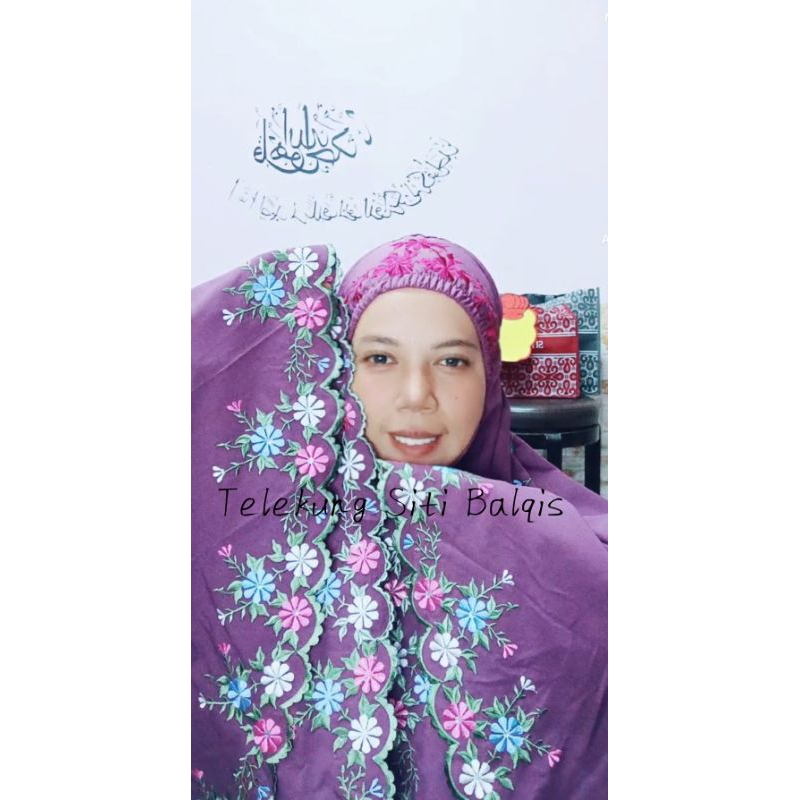 Telekung cotton ratna izara,fareha,medina