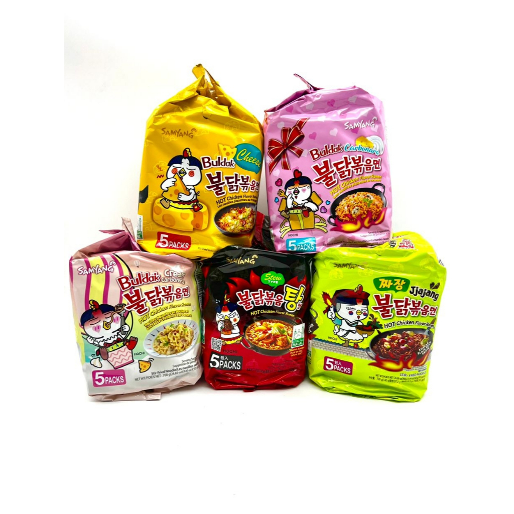 【READY STOCK】?️SAMYANG HOT RAMEN 130G/140G【5 PACKS】【EXP2026】?️