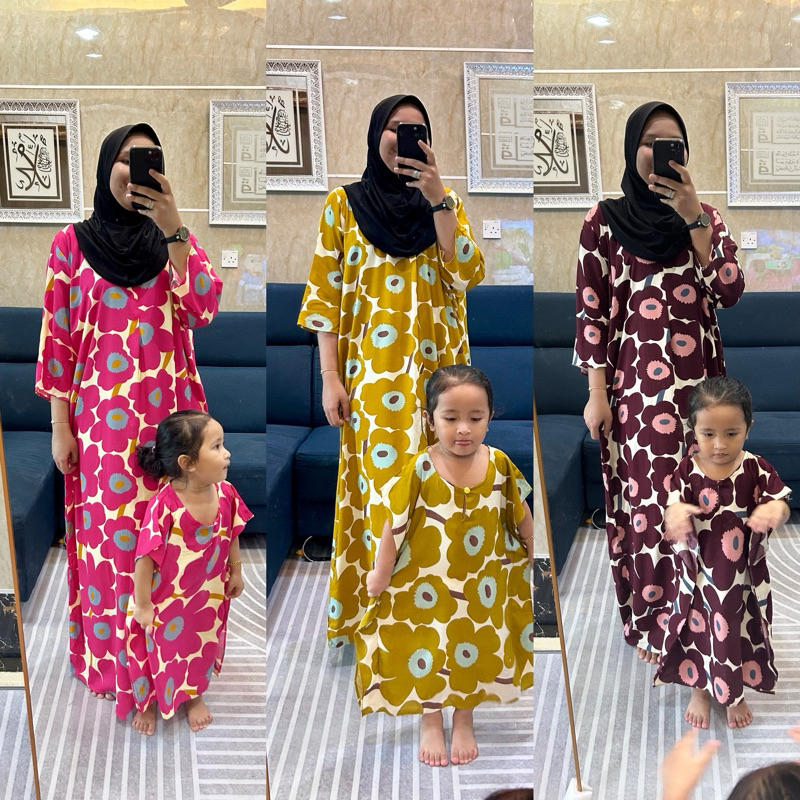 KAFTAN SEDONDON IBU DAN ANAK by BABY INARA ?