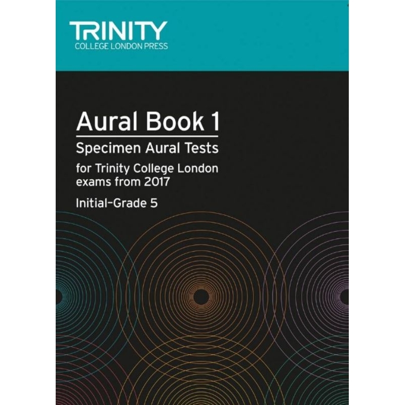 Trinity Aural Book 1 (from 2017) Initial - Grade 5 with CDs (Free Shipping)