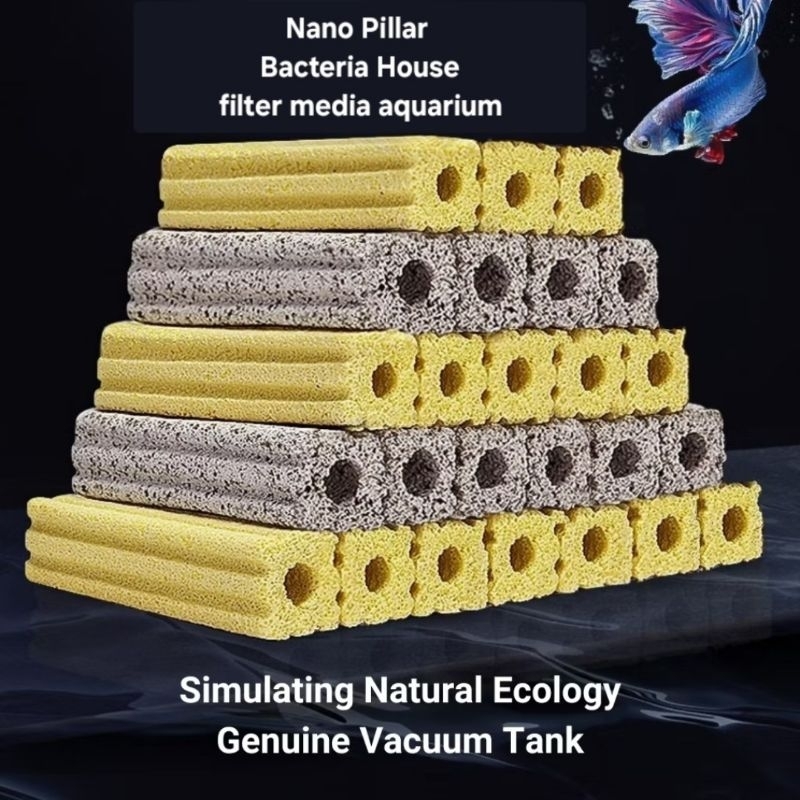Nano Pillar Bacteria House High Grade Biological Filter Media Aquarium filter Aquarium fish tank bio home bio ring