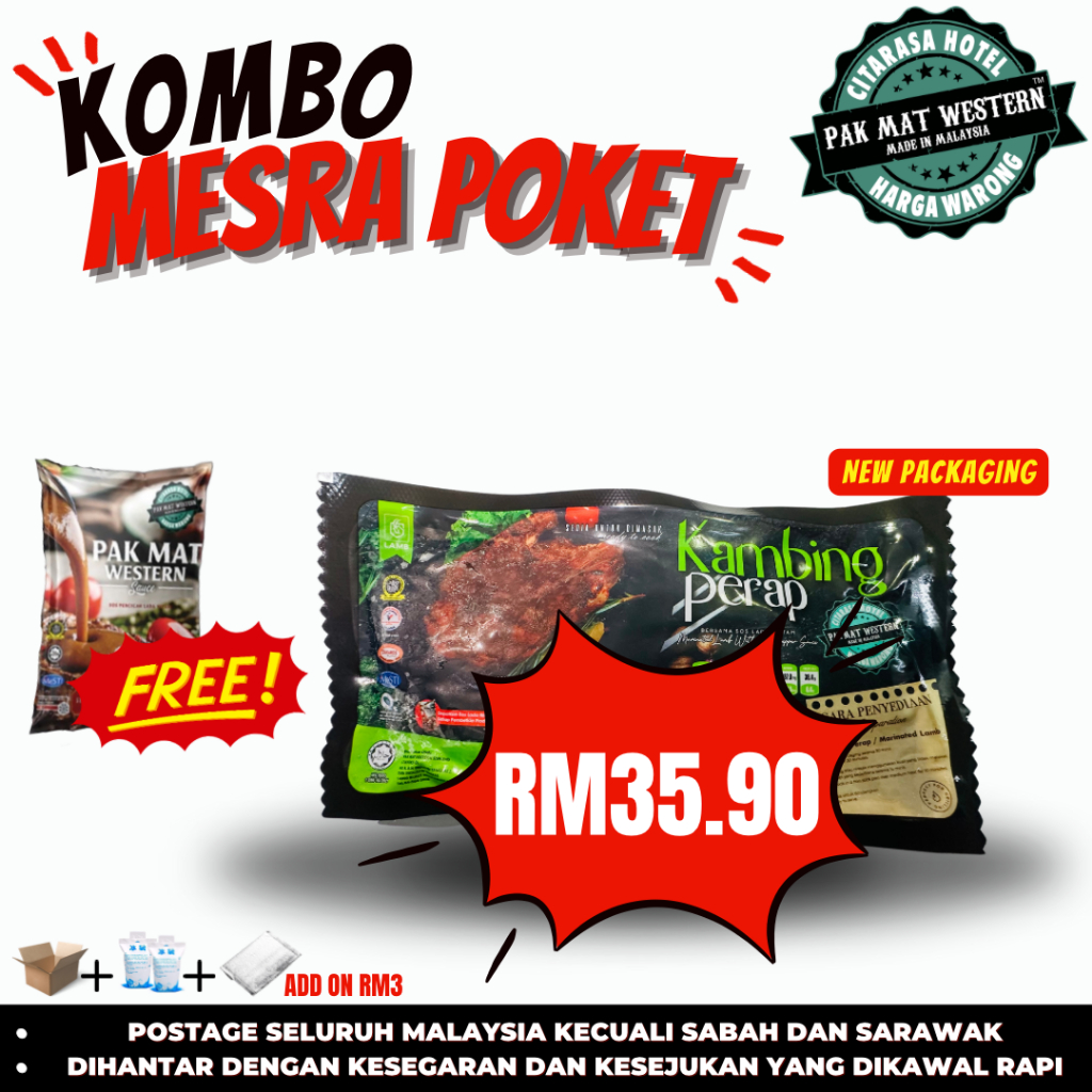 [, FAST DELIVERY & READY STOCK‼️] KAMBING PERAP PAK MAT WESTERN