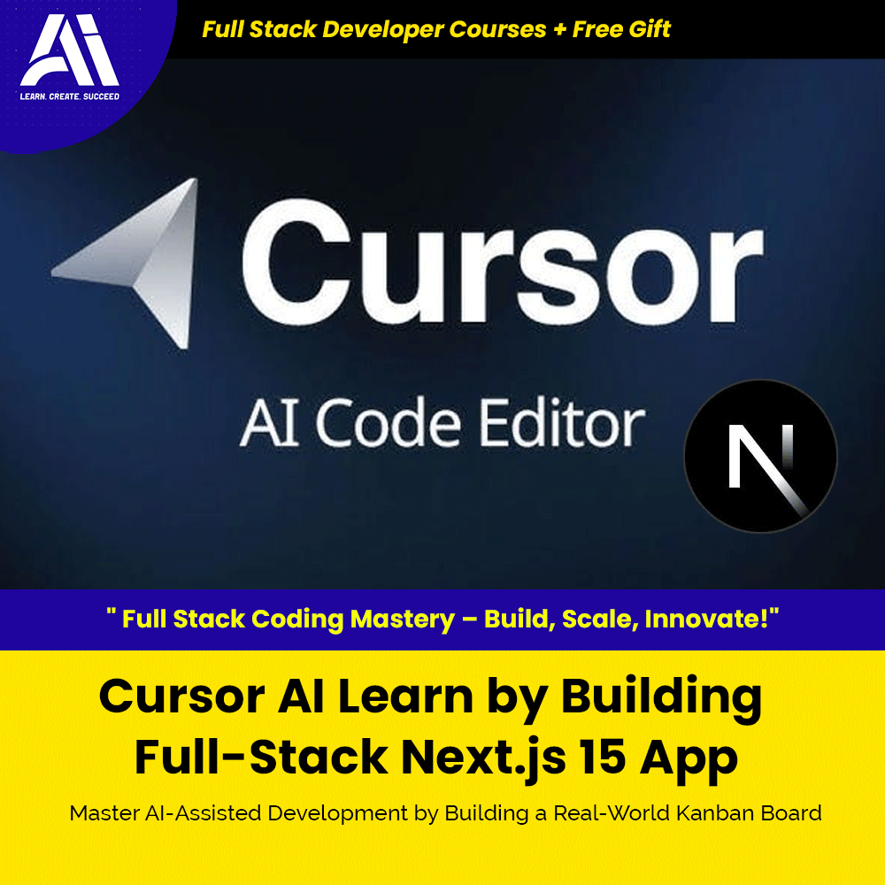 Ai Coding Video Course - Cursor AI Learn by Building Full-Stack Next.js 15 App |  Vibe Coding Cursor Ai Course
