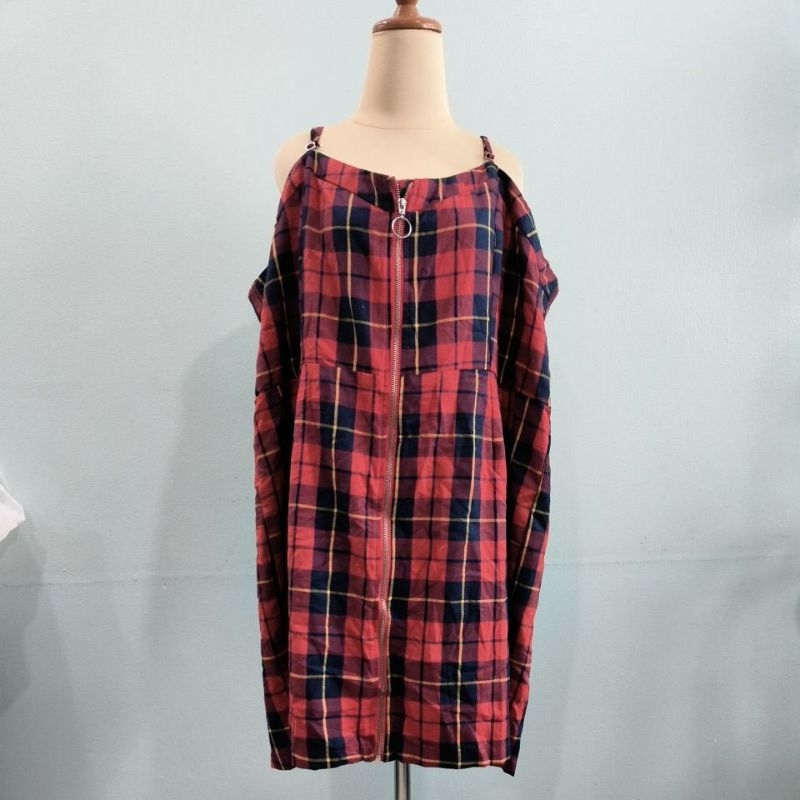 Plus Size Ladies Jump Dress/Jumper Wanita Plus Size/Plus Size Ladies
