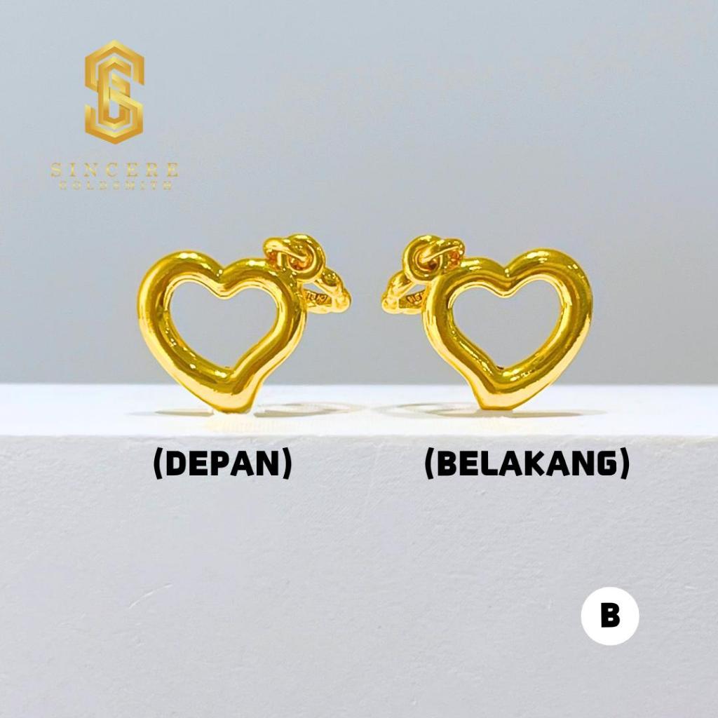 Sincere Store Emas 916 3L Loket Love Rangka | Emas 916