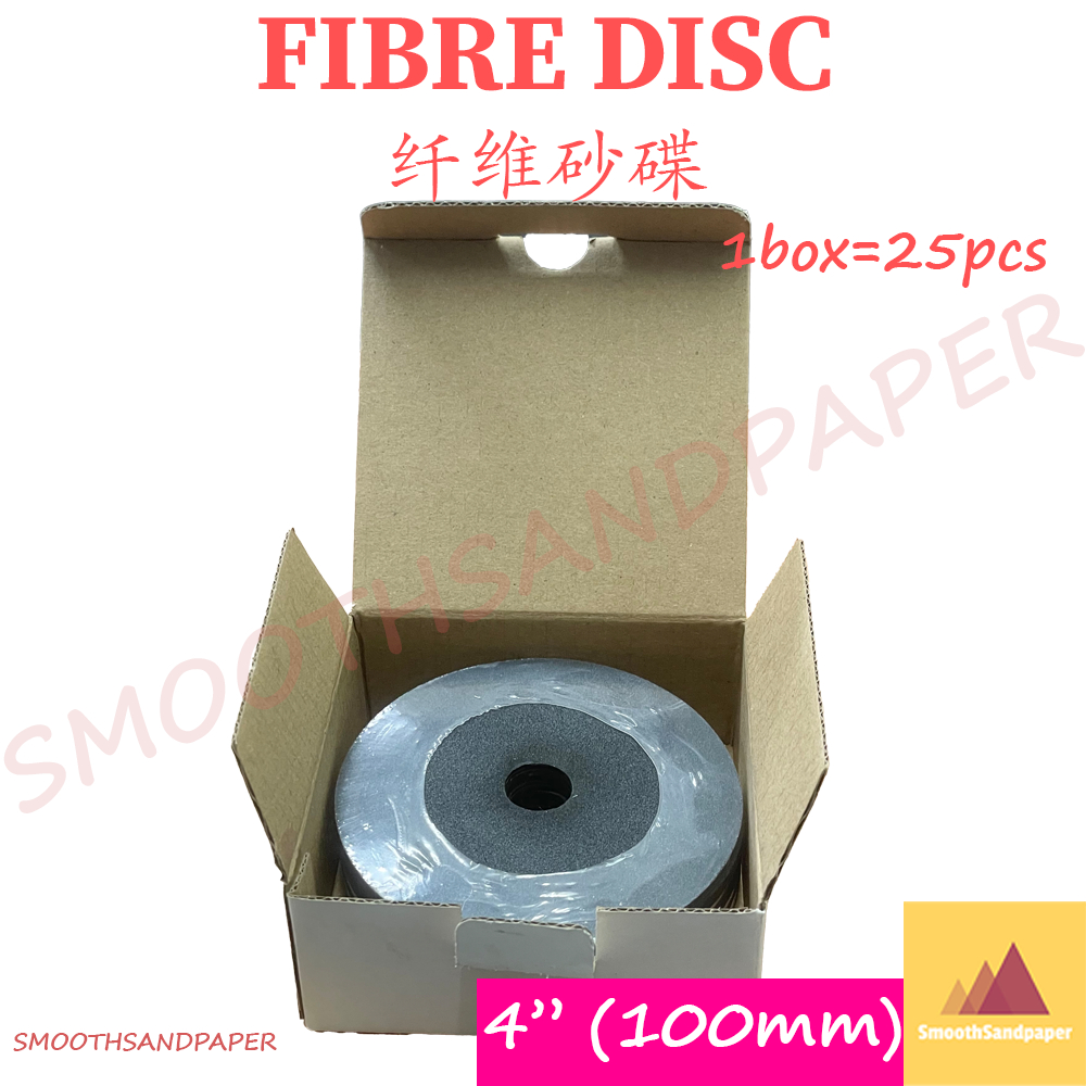 [25pcs] 100mmX16mm (4Inch) Fibre Disc / Silicon Carbide 4寸砂轮片 直径100内径16mm 角磨片 树脂切割片【25片装】 image 3