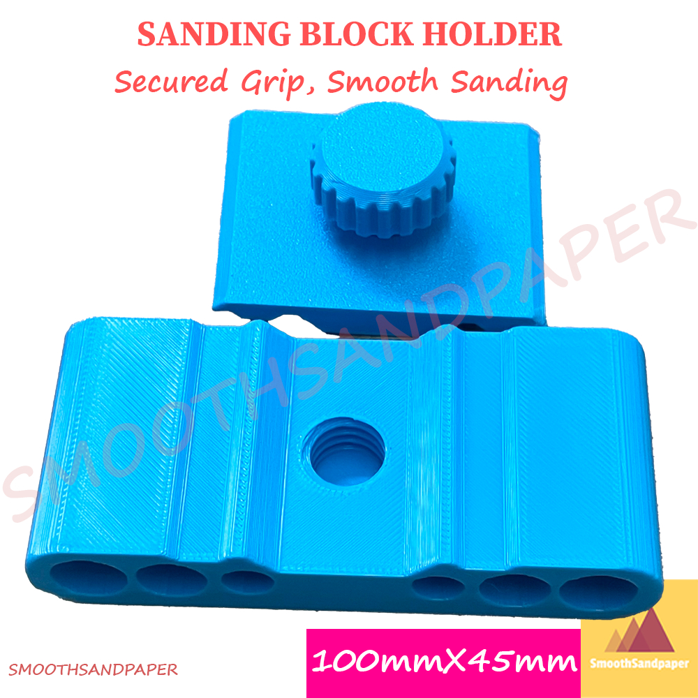 Sanding Block Holder Sandpaper Tools | Holder Blok Penggosok Papan Penggosok Alat Sudut | 砂纸打磨器 image 3