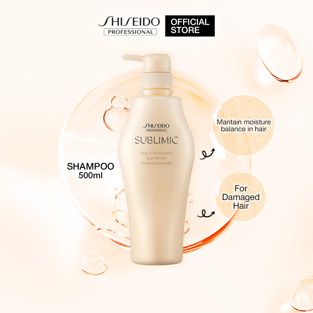 SHISEIDO PROFESSIONAL Sublimic Aqua Intensive Shampoo For Dry & Damaged Hair