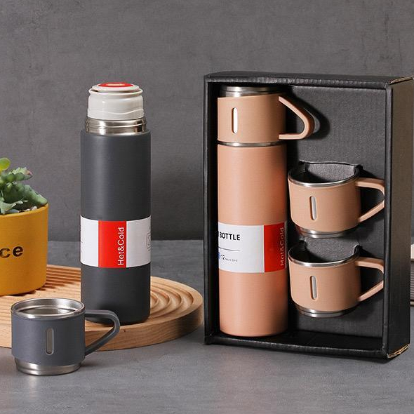 Thermos Cup set corporate gift teacher hadiah hari guru water tumbler Vacuum flask Thermos botol air Water Bottle 保温杯套礼物