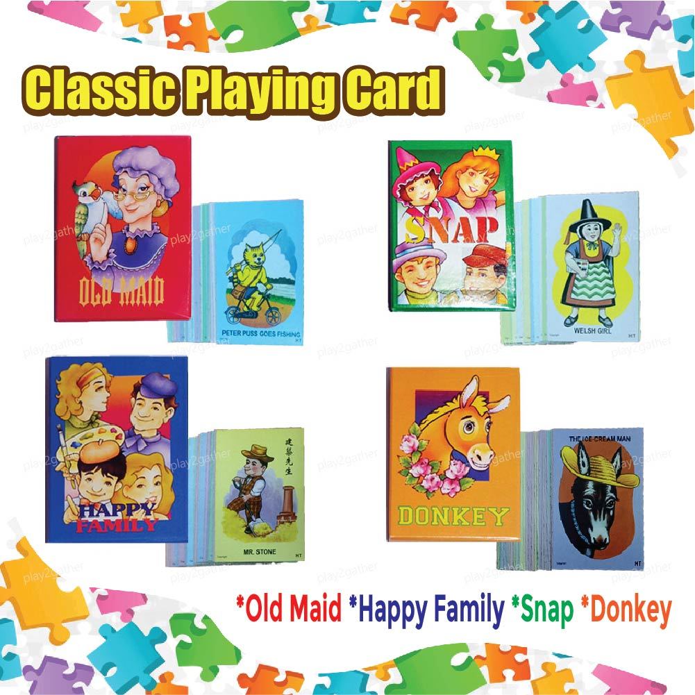 Classic Playing Card (Happy Family, Snap, Donkey, Old Maid)