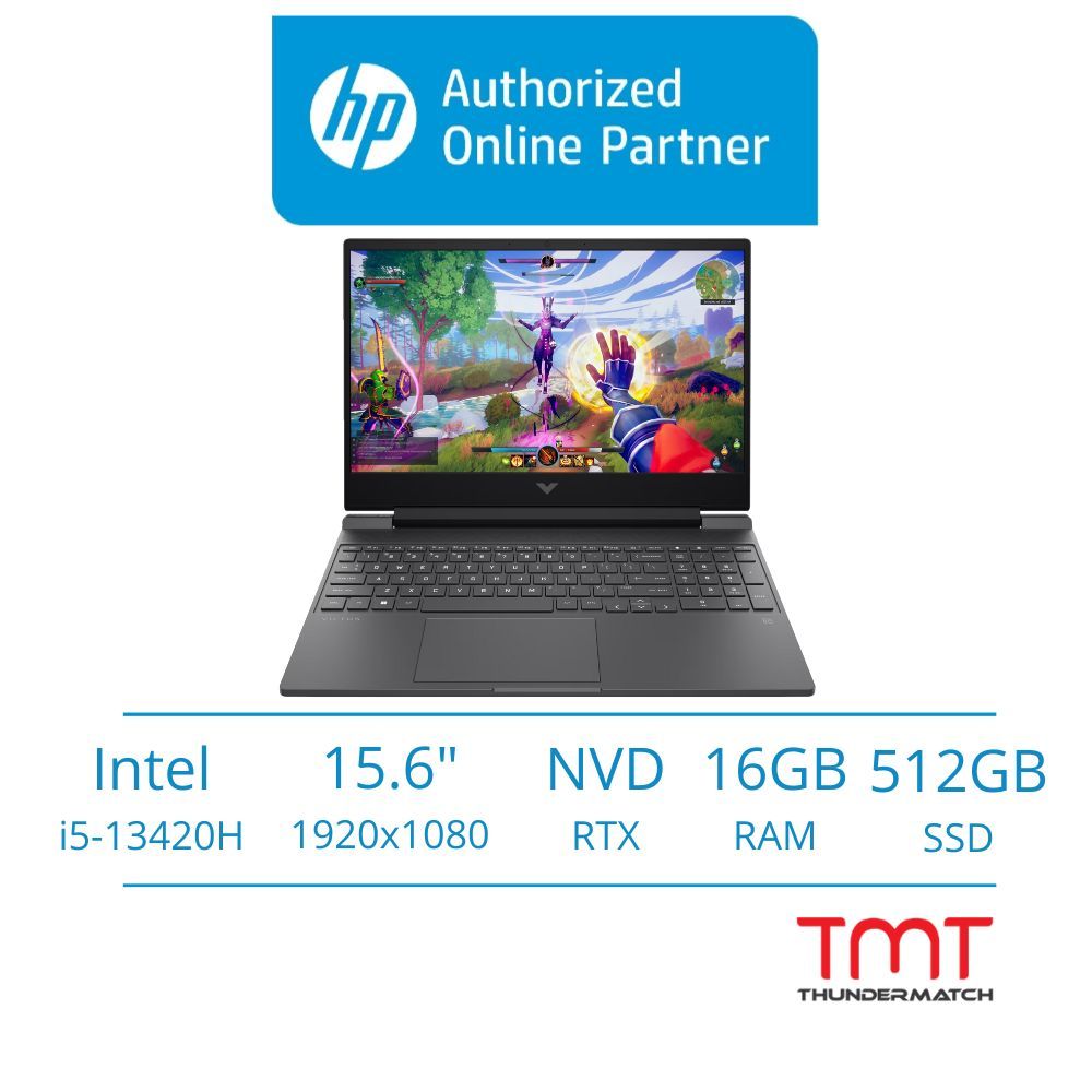 HP Victus Gaming Laptop 15-fa2724TX/fa2725TX/fa2726TX | i5-13420H | 16GB RAM 512GB SSD | 15.6" FHD 1