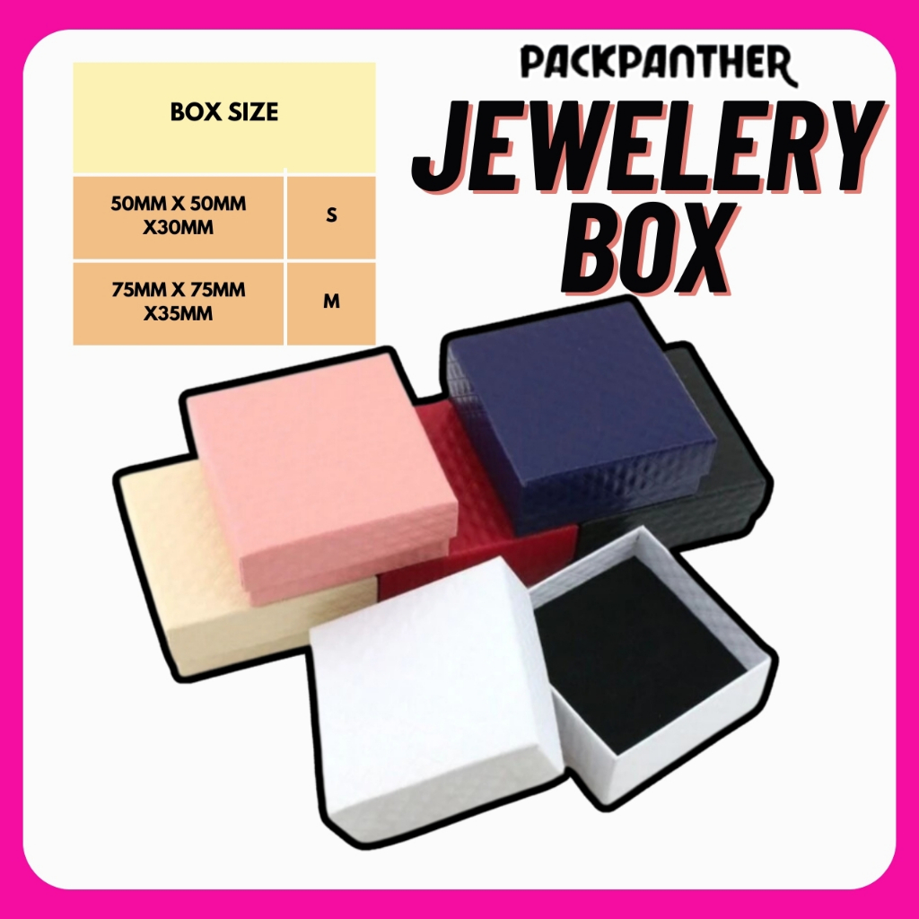 PACKPANTHER Jewellery Box Bracelet Necklace Box Gift Box Kotak Cincin Ring Box Earring 首饰包装盒