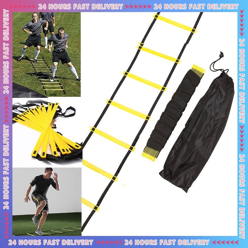 Agility ladder Football training Speed and Balance Training Footwork 敏捷梯足球训练
