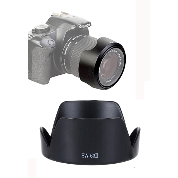 Lens Hood EW-63II EW63II Sun Hood Flower-Shape for Canon EF 28mm f/1.8 USM, EF 28-105mm f/3.5-4.5 USM & Mark II Lenses