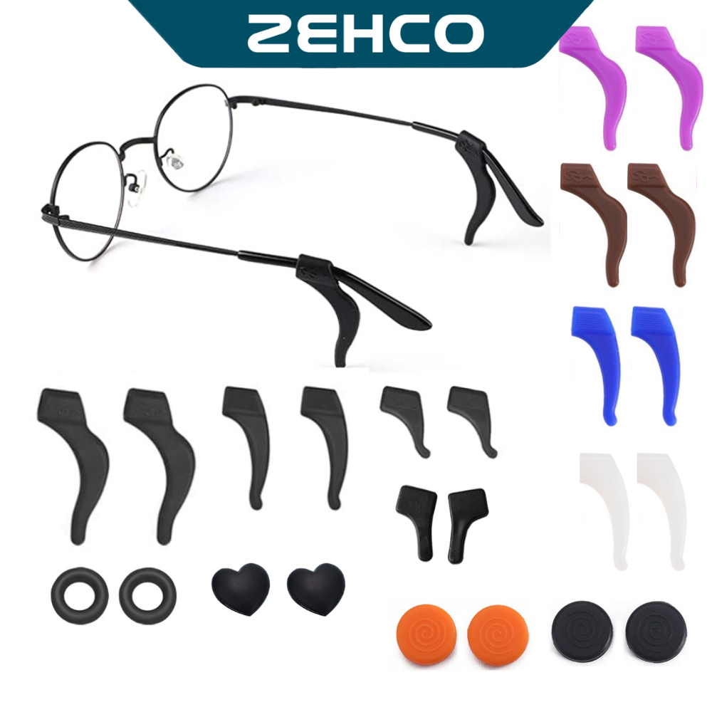 Anti Slip Glasses Ear Hook Silicone for Sport Spectacles Anti Slip Hook Getah Spek Mata Penahan Cermin Mata 运动眼镜防滑垫眼镜耳钩
