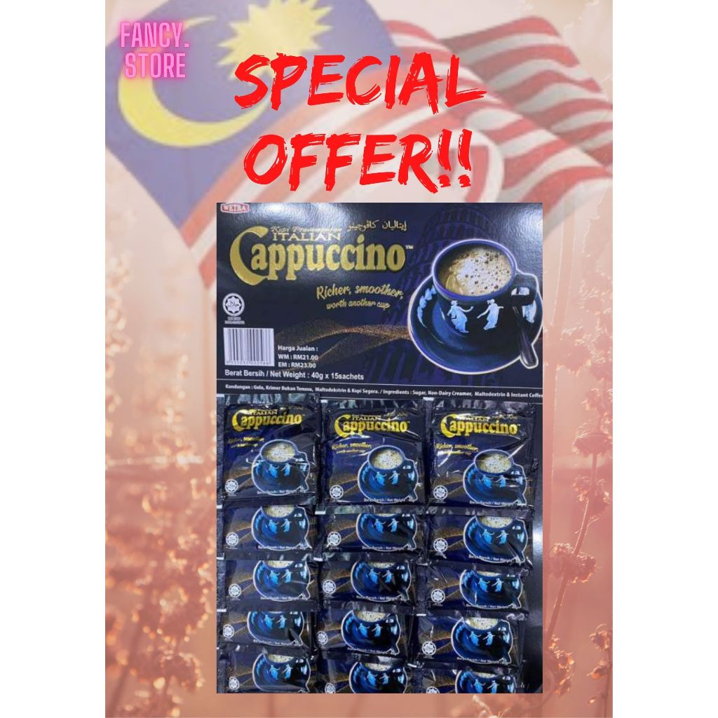 WETRA ITALIAN CAPUCINO ORIGINAL 15'S