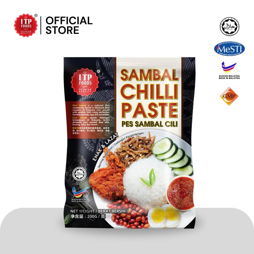 Pes Sambal Nasi Lemak ITP Foods Malaysia 200g Halal / ITP Foods Asean Paste Series Halal Sambal Chilli Paste 200g
