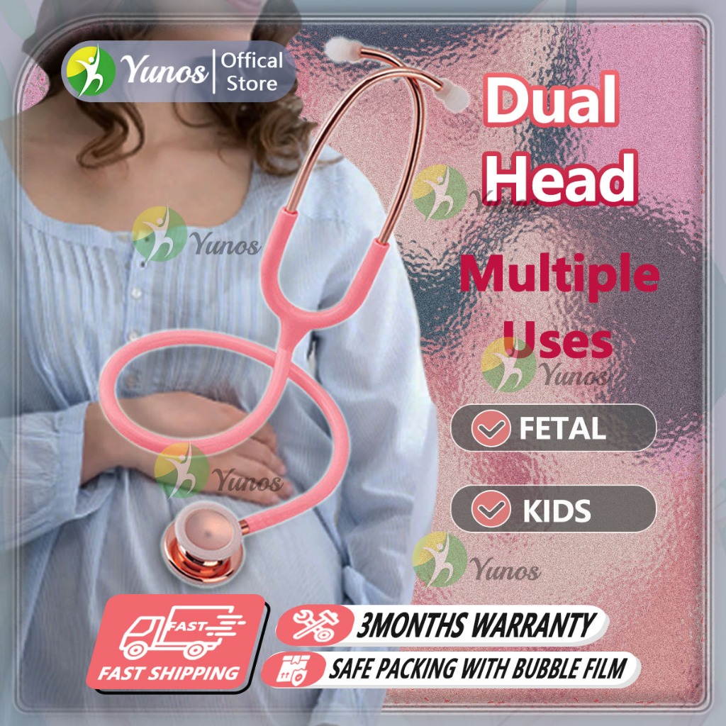 Yunos Medical Stethoscope For Doctor Pregnant Fetal Heartbeat Stethoscope WIth Diaphragm Original