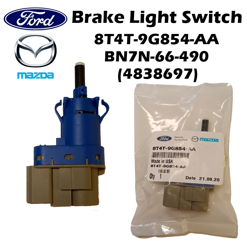 Ford F150 F250 F350 Focus Mazda 2 3 5 6 Lincoln MKC MKT Brake Light Switch 8T4T-9G854-AA