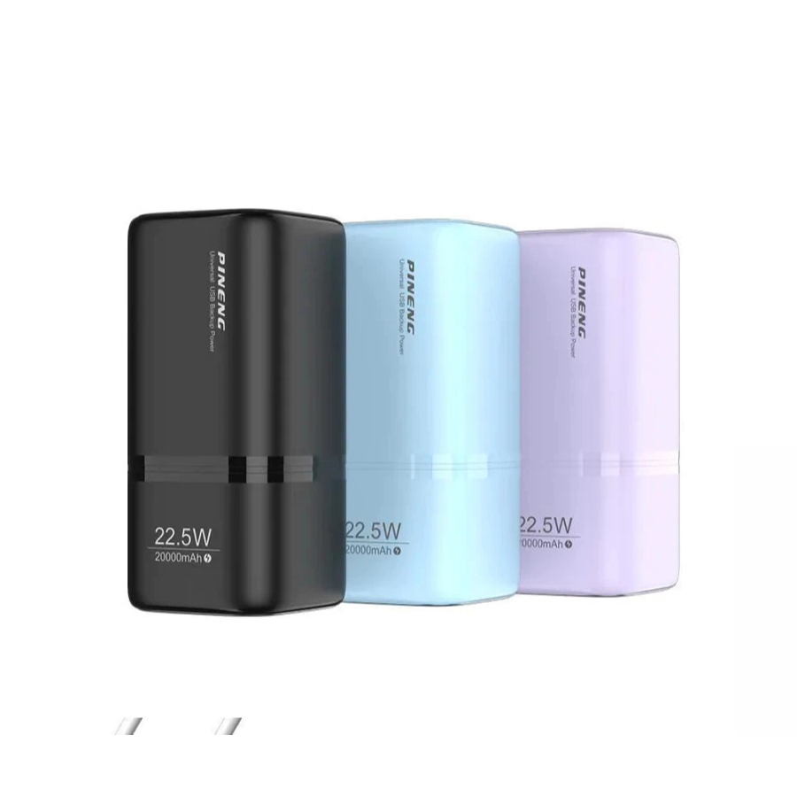 PINENG PN739PD MINI FAST CHARGE / PN739SPD BUILD-IN CABLE 22.5W 20000MAh FAST CHARGING PORTABLE POWE