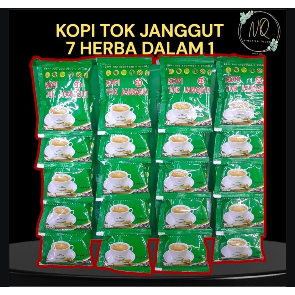 KOPI TOK JANGGUT 7 HERBA DALAM 1 (20pek)