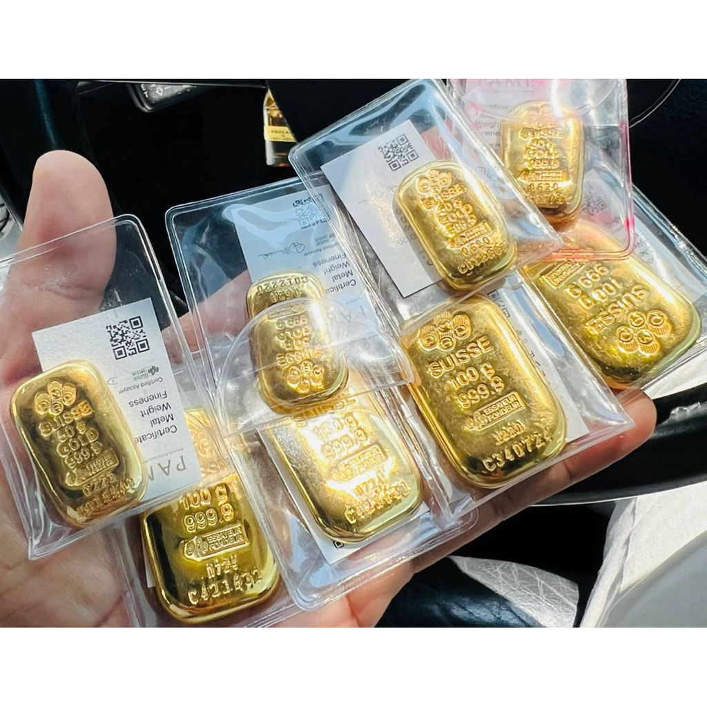 GOLDBAR 50GRAM 999.9 PAMP SUISE