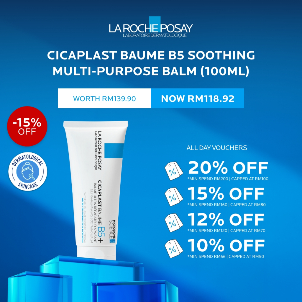 La Roche Posay Cicaplast Baume B5+ Soothing Multi-Purpose Balm - Dry-Skin Irritations 100ml