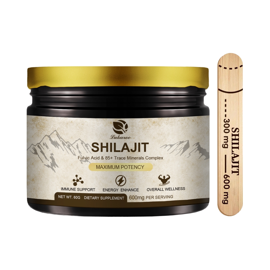 Shilajit Pure Himalayan Organic Resin 60G Fatigue and Sub-health Boosts Stamina Builds Immunity