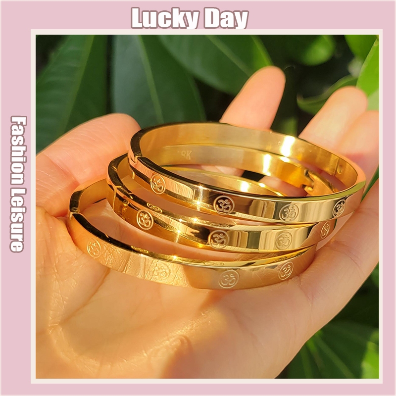 【READY STOCK】Women's Bracelet Couple Bracelet Fashion Bracelet Korean Word Bracelet Unisex Fashion Gelang 手镯