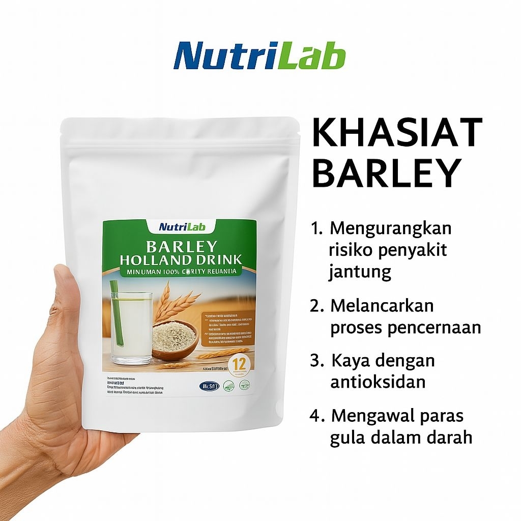Barli Holland Asli Tanpa Gula Putih(Bukan Barli China) Turun Kolestrol Kawan Gula Dalam Darah, Diabetis Buang Pinggang