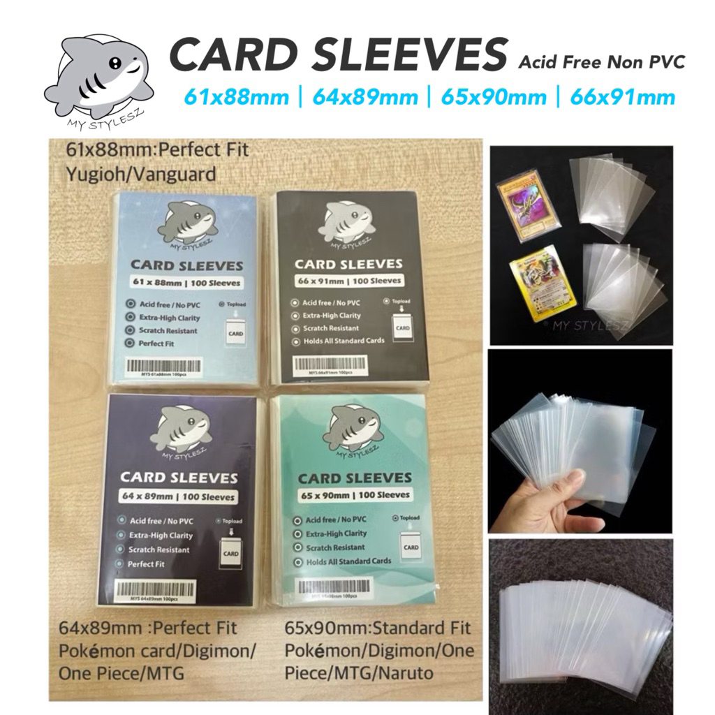 Card sleeve card protector 50 pcs /100 pcs TCG Card sleeve pokemon card yugioh vanguard Digimon MTG/top loader/Kpop card