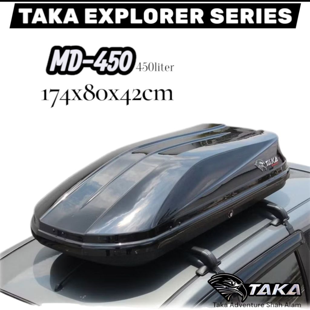 Taka Roofbox MD-450 450liter Roof box Roof Storage Roof rack