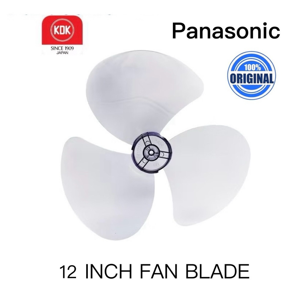 PANASONIC ORIGINAL 12 INCH FAN BLADE (C301M0801EM-NO299) For Panasonic : Table Fan - F-MN304 Wall Fan - F-MU308