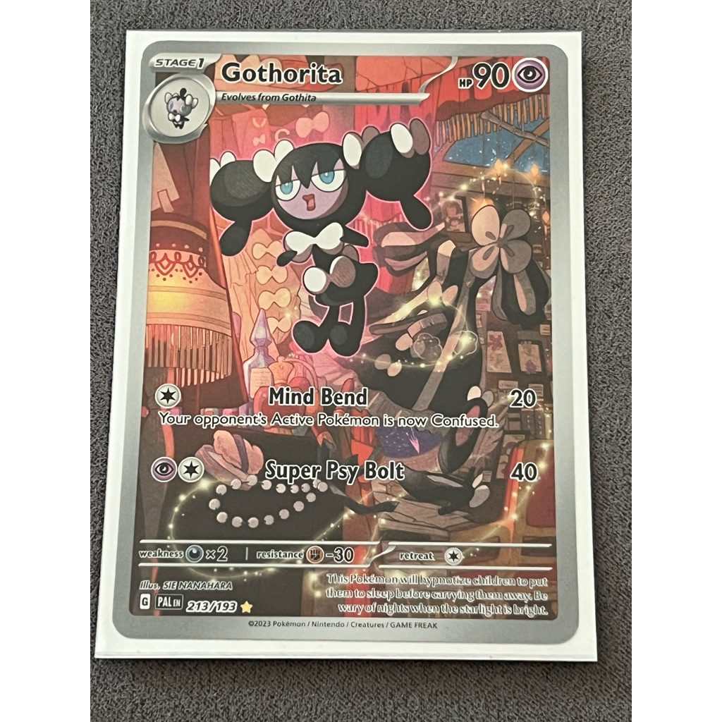 Pokemon TCG SV02 Paldea Evolved - Gothorita - 213/193 - Illustration Rare