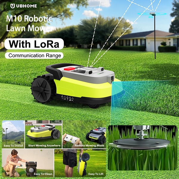 UBHOME M10 Automatic Robot Lawn Mower RTK LoRa Smart Mesin Potong Rumput