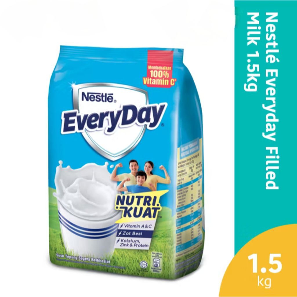 Nestle Everyday Milk Powder 1.5kg Refill Pack