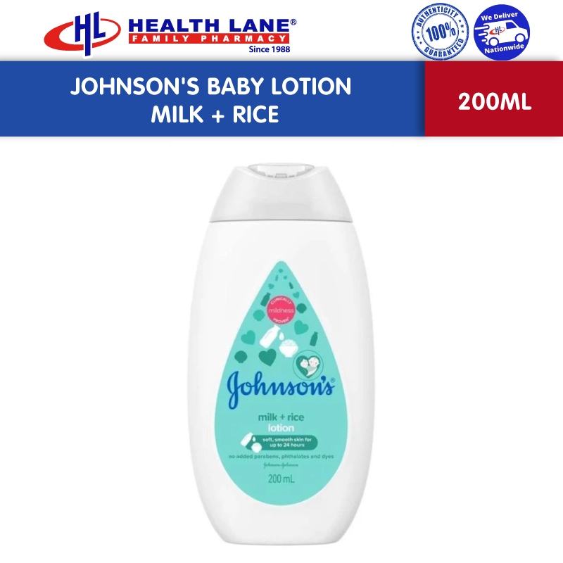 Johnson's Baby Lotion Milk + Rice (200ml